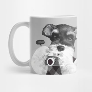 Schnauzer with Camera Mug